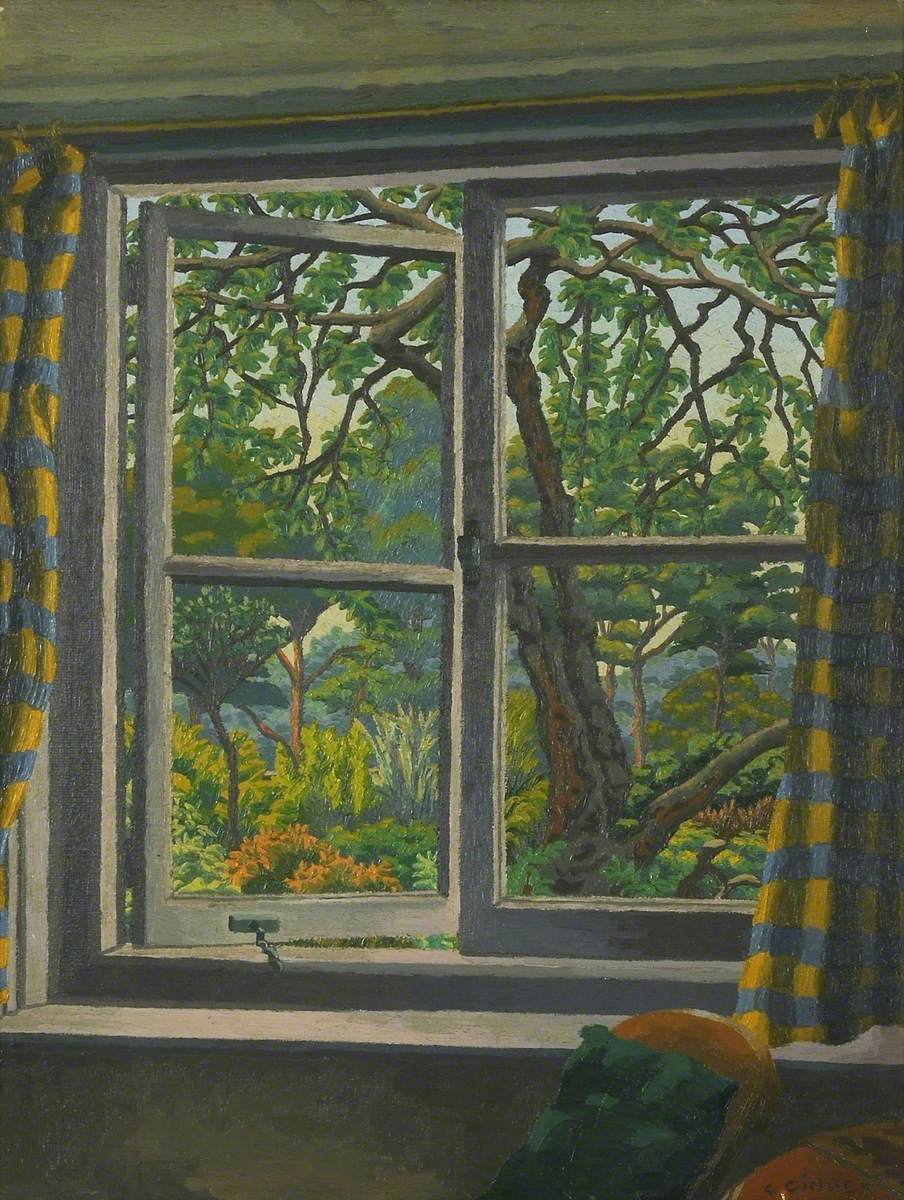 Through a Cottage Window, Shipley, Sussex