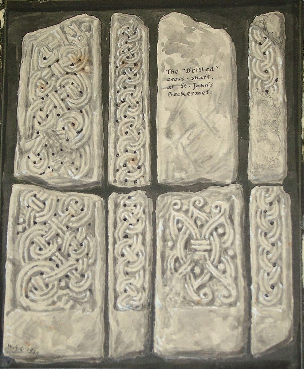 Fragments D and E; The 'Drilled' Shaft, St John's, Beckermet