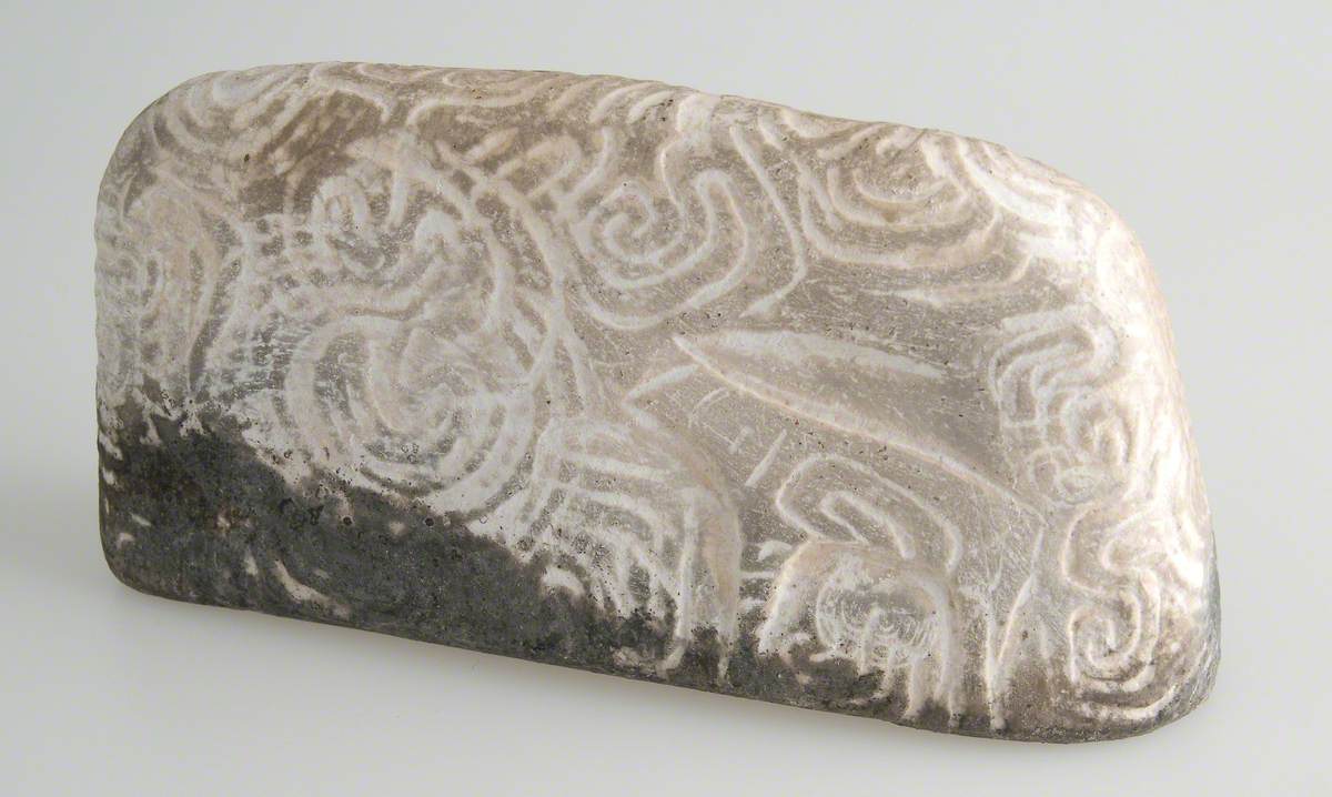 Carved Stone with Animal