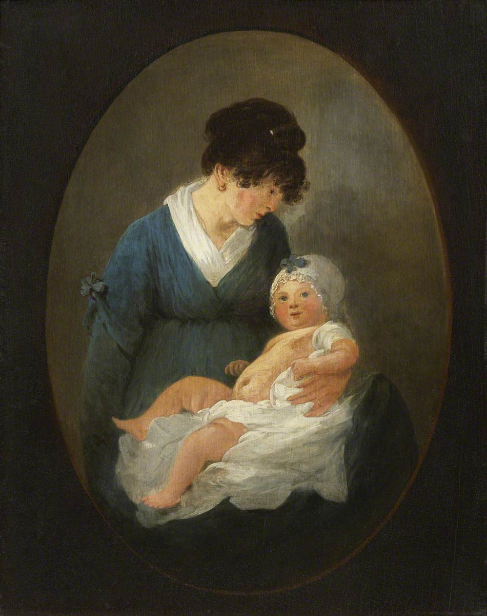 The Artist's Wife and Child