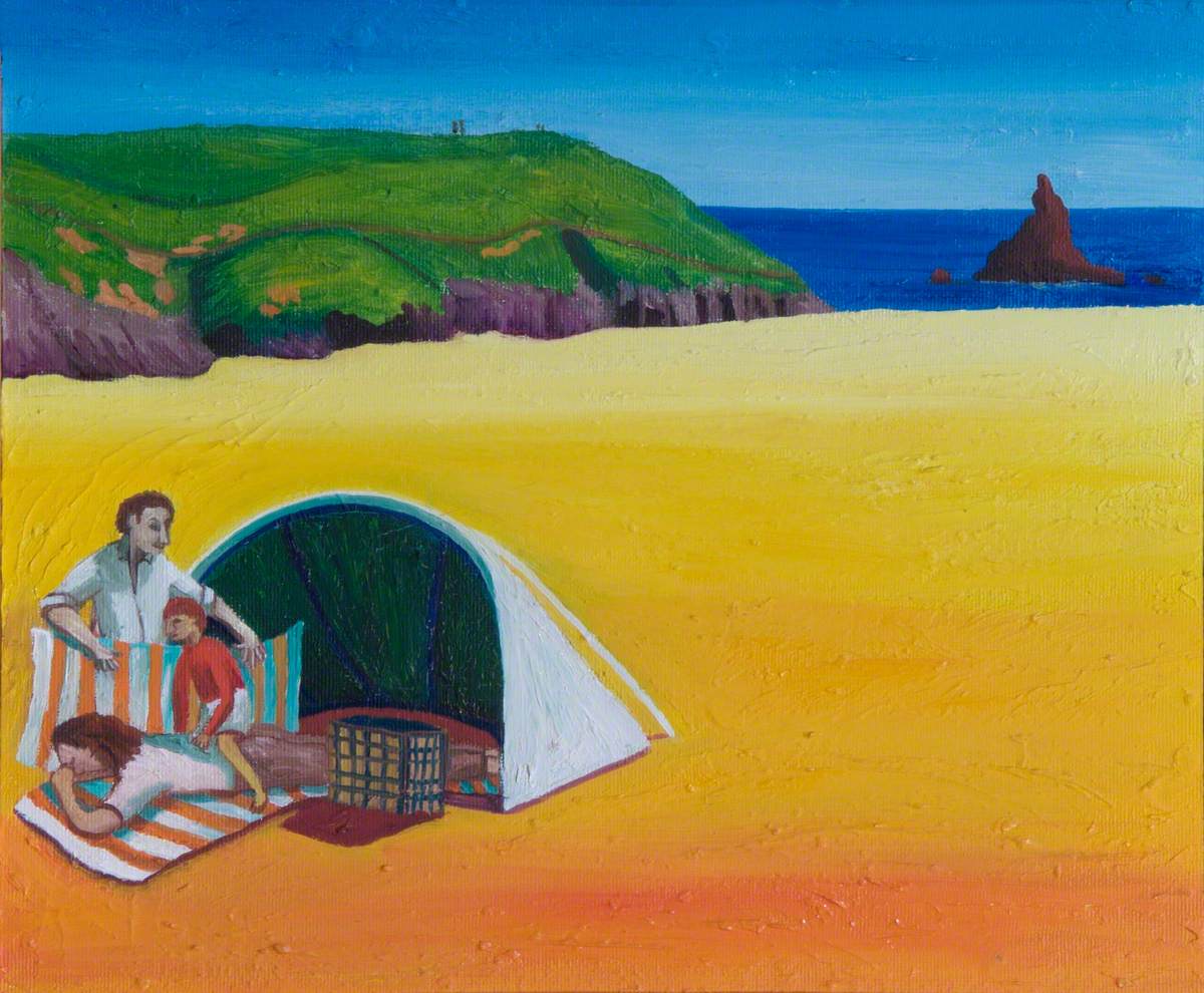 Family on the Beach