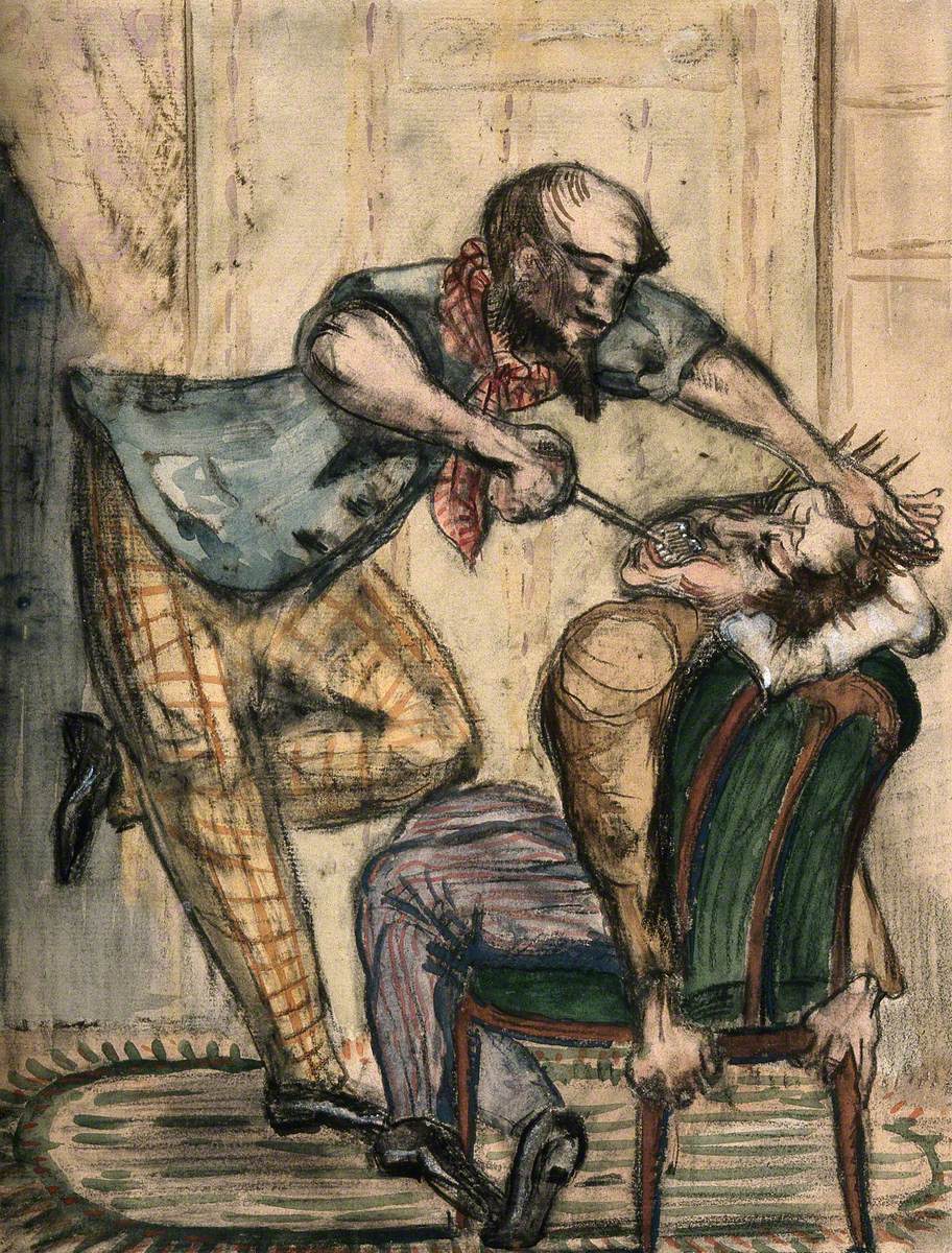 A Tooth-Drawer Extracting a Tooth from an Agonised Patient