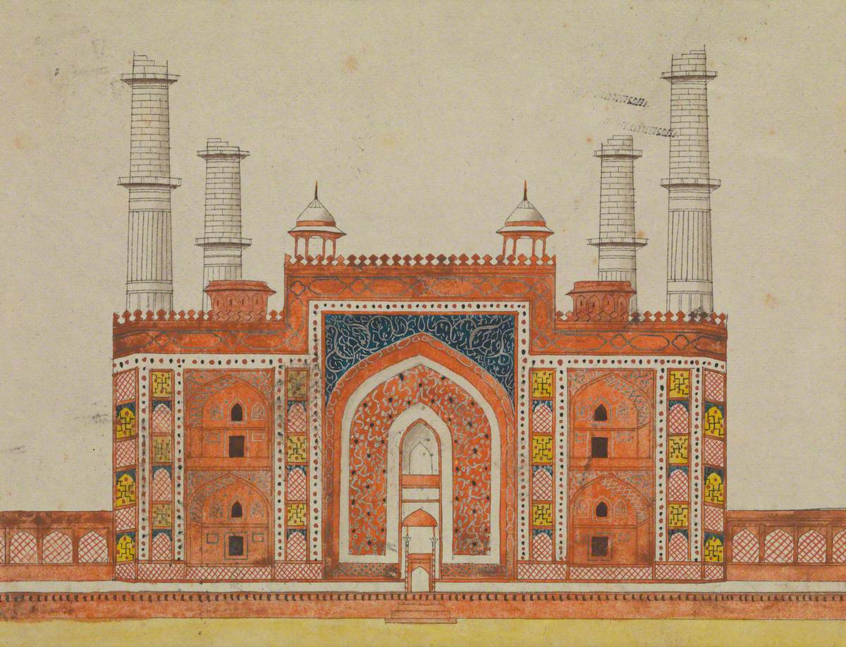 Sikandra, near Agra, Uttar Pradesh: Gateway to the Mausoleum of the Emperor Akbar