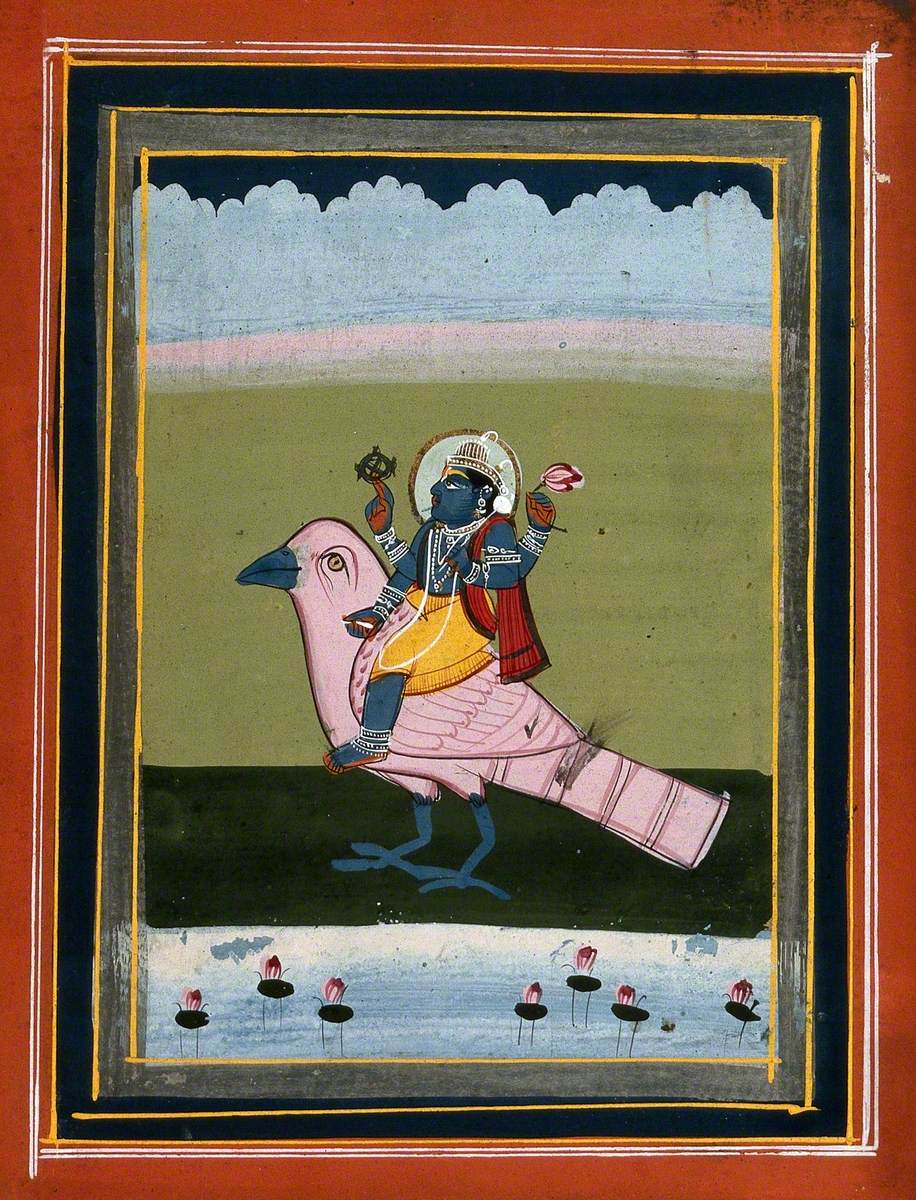 Vishnu on His Transport, Garuda