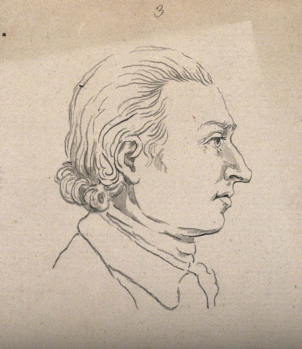 Head of a Young Man Which, According to Lavater, Expresses Superior Qualities