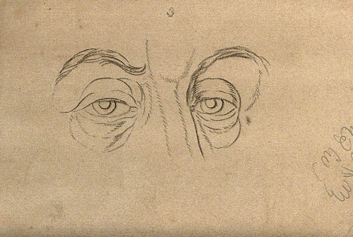 Two Eyes, Expressing a Character of Genius, According to Lavater