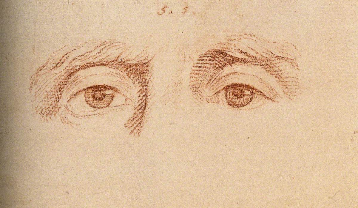 A Pair of Eyes Expressing the Character of a Solid Thinker, Unhurried, yet Intrepid if Required, According to Lavater
