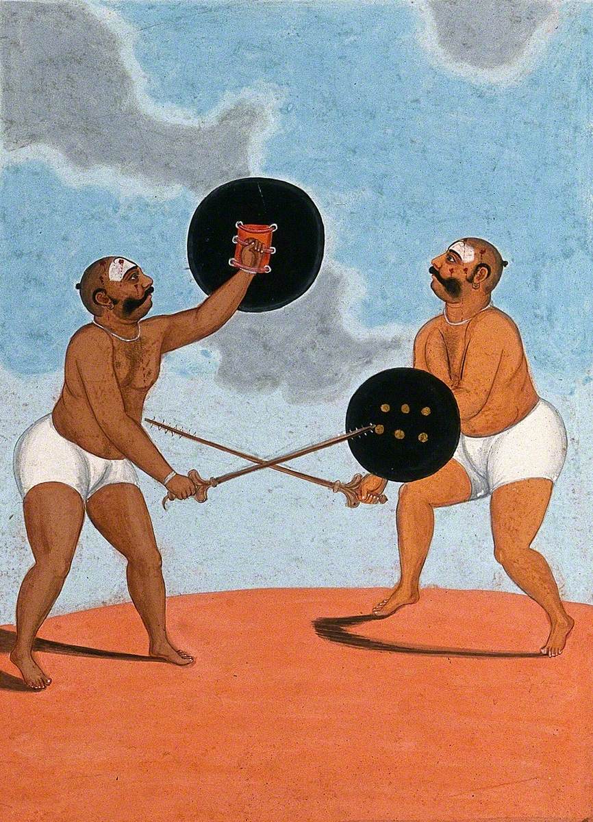 A Pair of Indian Wrestlers