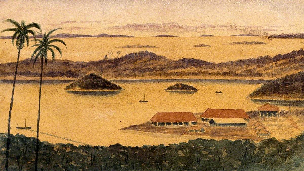 Singapore: A View across Part of Blakang Mati Island