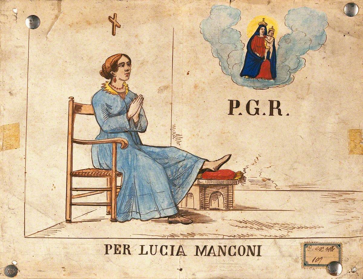 Lucia Manconi Being Cured of an Injury or Disease of the Foot