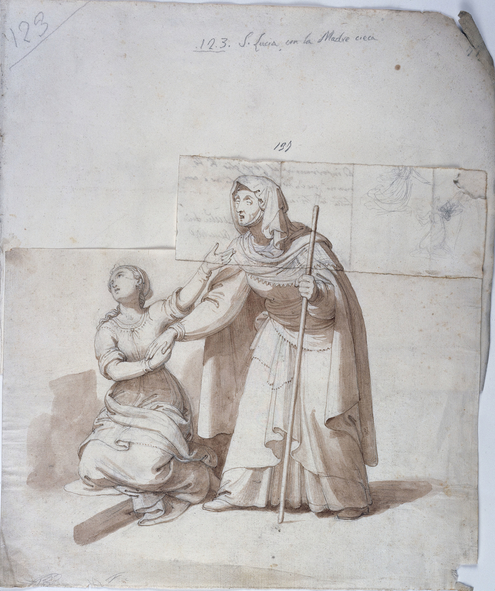 Saint Lucy with Her Blind Mother Eutychia