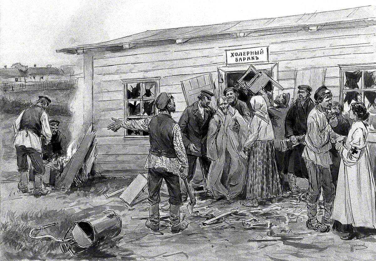 An Incident at a Russian Cholera Barracks