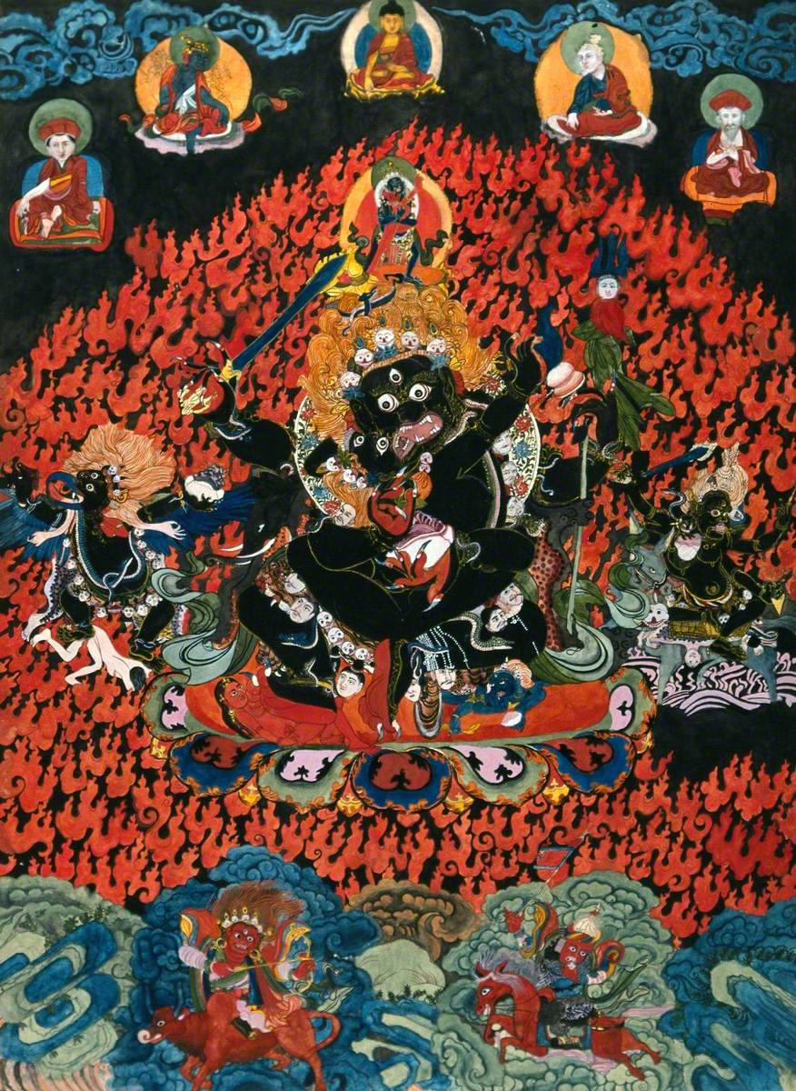 Mahakala with Shakti