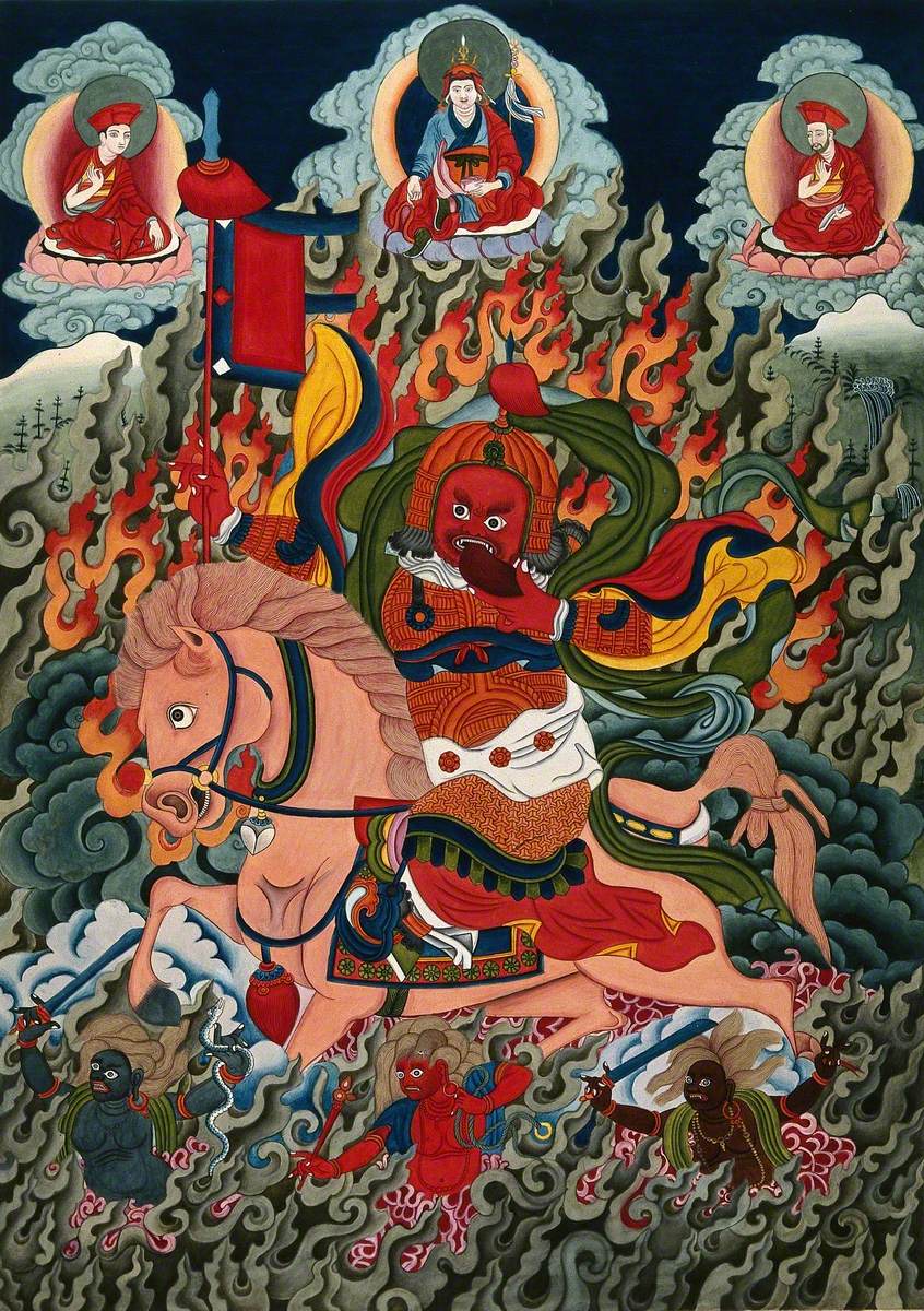 Tse Mara (?), a Form of Dharmapala (Protector of Teachings), Guardian of the Samye Monastery