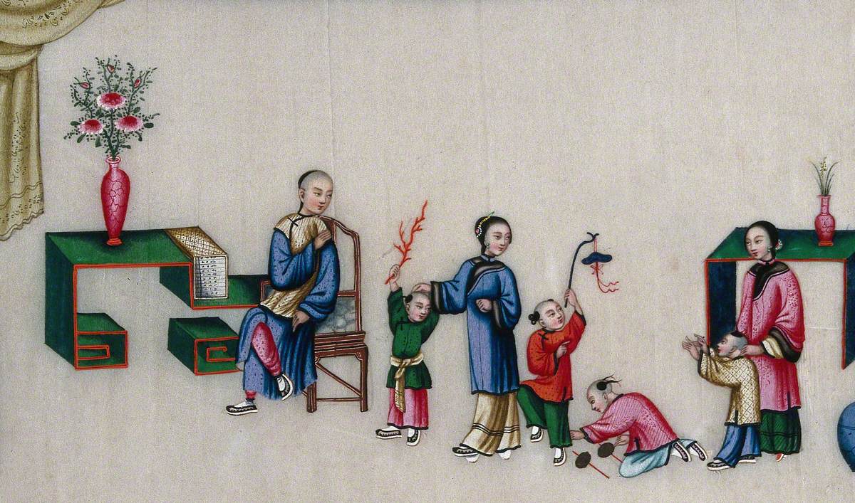 A Chinese Family at Home