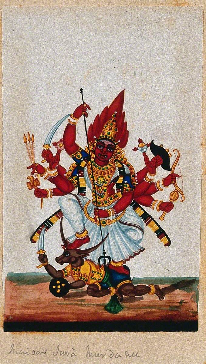 Mahishasuramardini; Durga Killing the Demon Mahisha