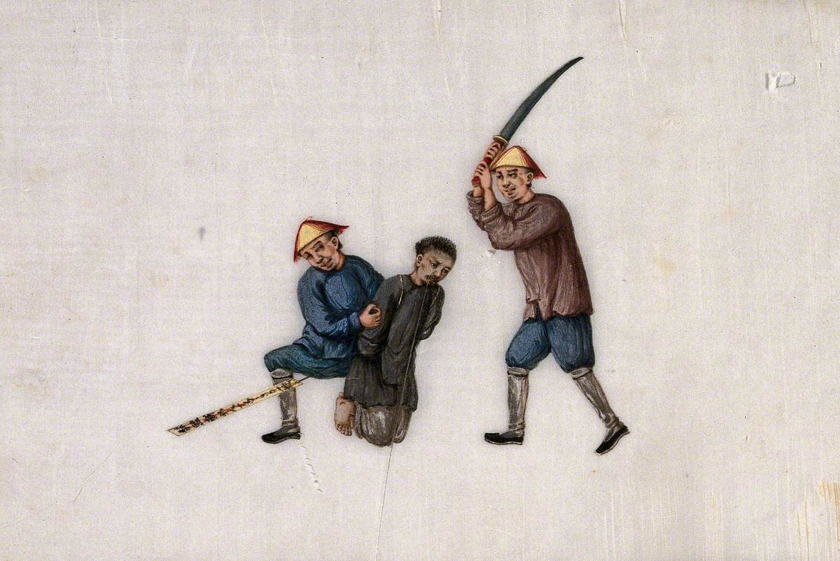 The Execution by Sword of a Chinese Man