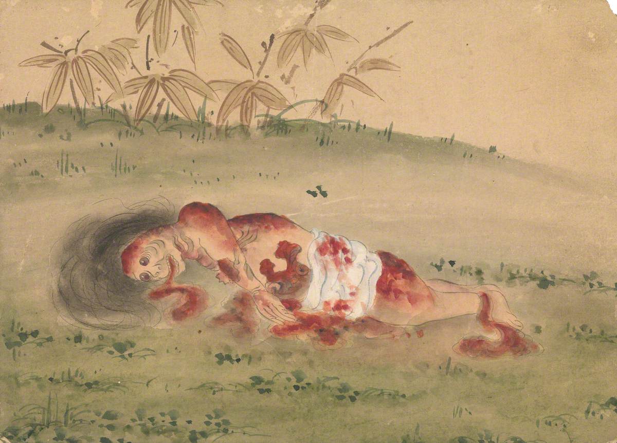 Kusōzu: The Body of the Noble Lady Subject to Putrefaction