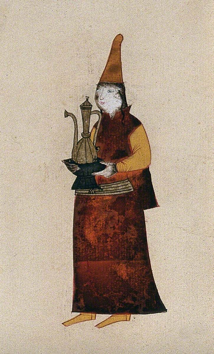 A Turkish (?) Woman Carrying a Coffee Pot