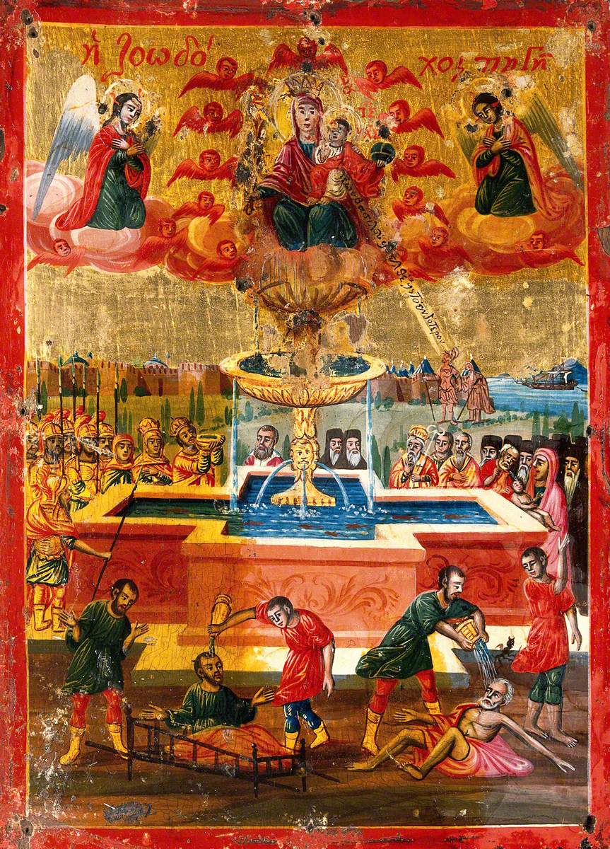 Icon with The Fountain of Life