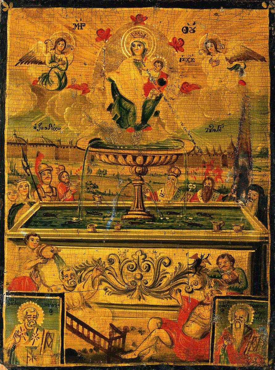 Icon with The Fountain of Life