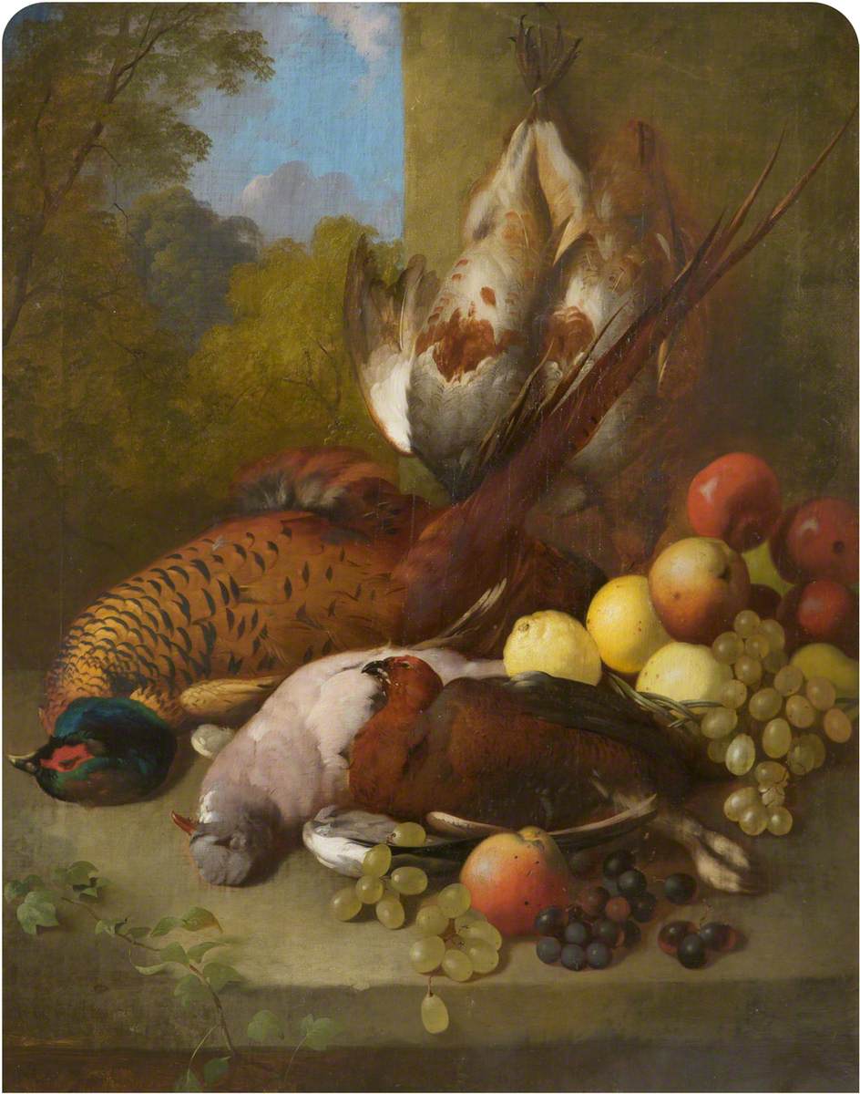 Still Life with Game and Fruit