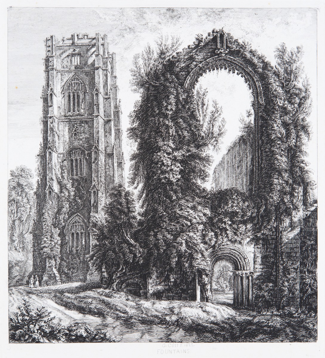 Tower and Nave, Fountains Abbey