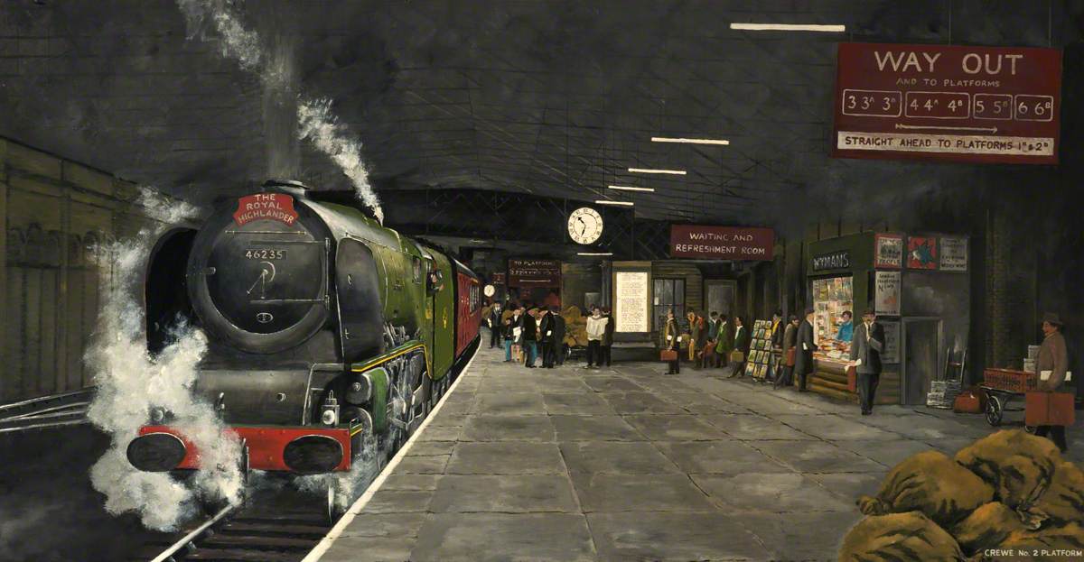 Crewe Number 2 Platform, c.1960