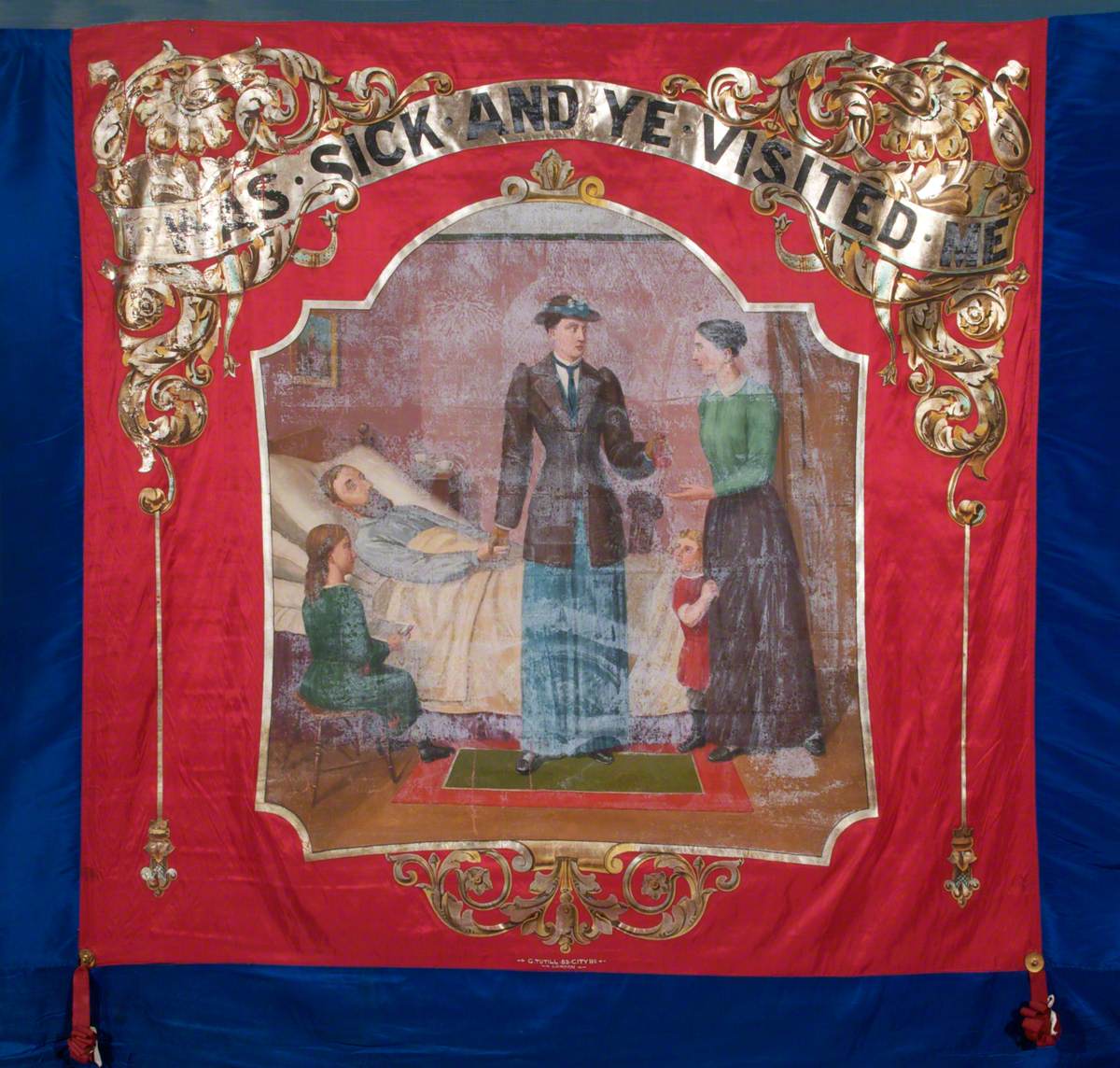 Banner from the Independent Order of Rechabites, Flower of Andover Tent