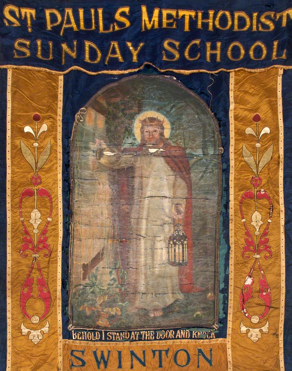 Banner from St Paul’s Methodist Sunday School, Swinton