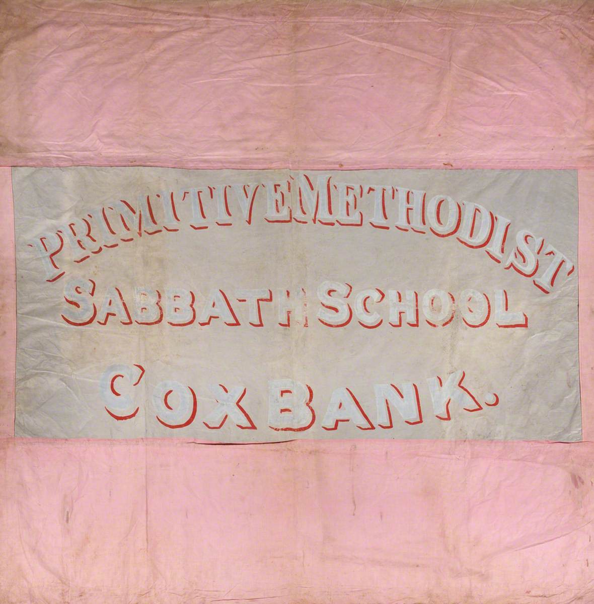 Banner from the Cox Bank Primitive Methodist Sabbath School