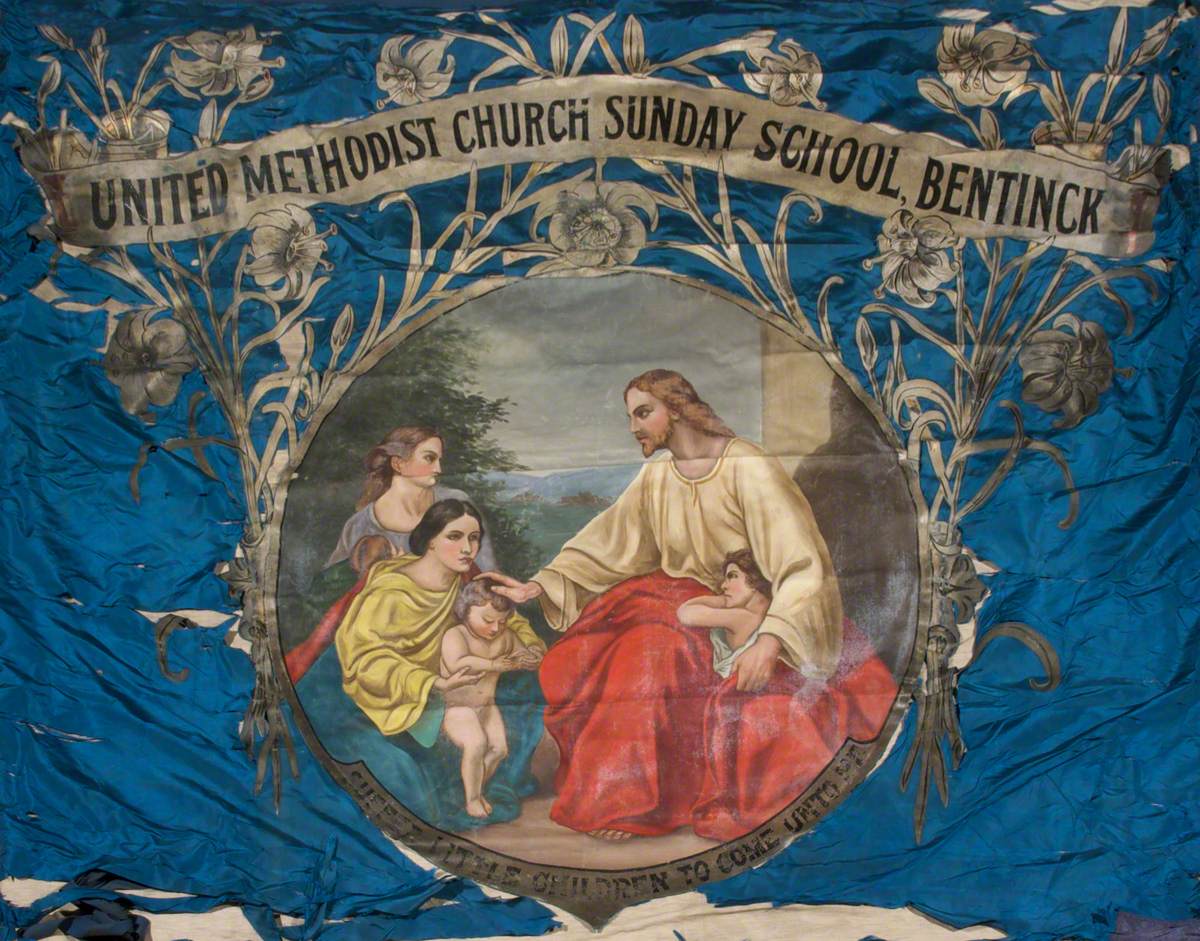 Banner from the Bentinck United Methodist Church Sunday School