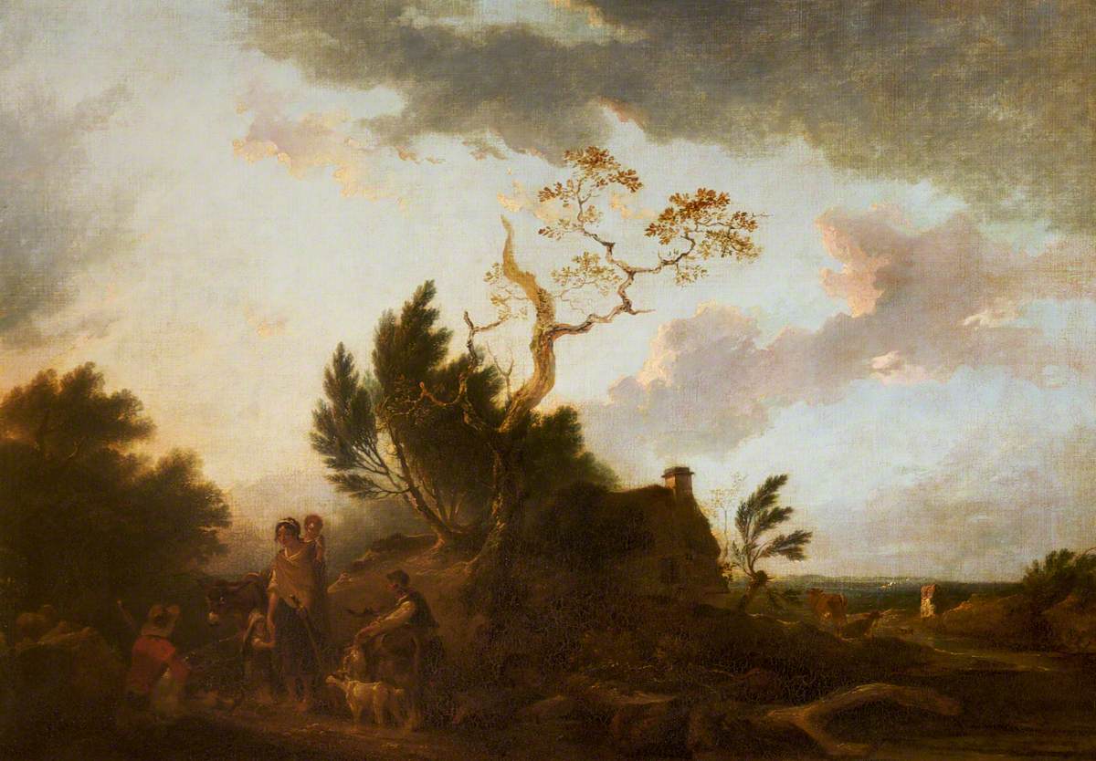 An Extensive Landscape with Gypsies