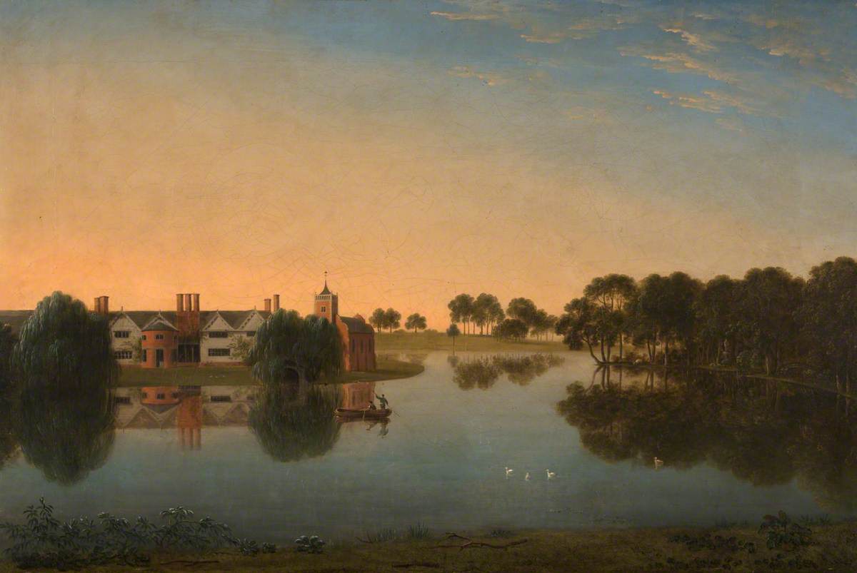 Tabley: The Old Hall across the Mere