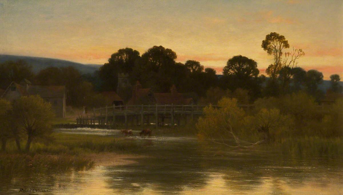 River Scene, Evening