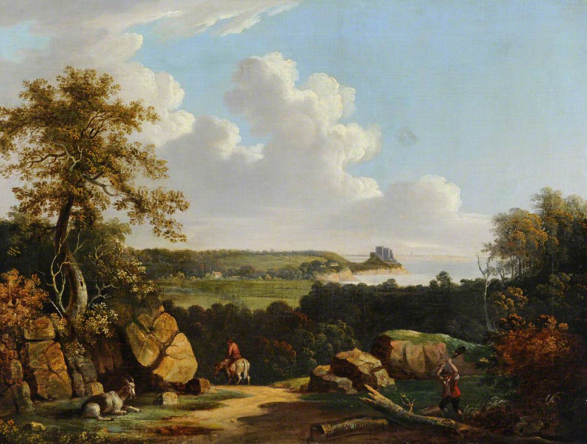 Rural Landscape with Mont Orgueil