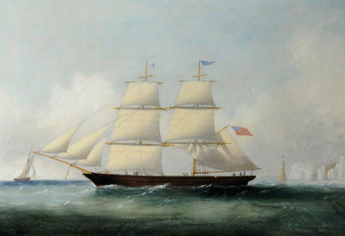 The 'Masonic' off a Lighthouse