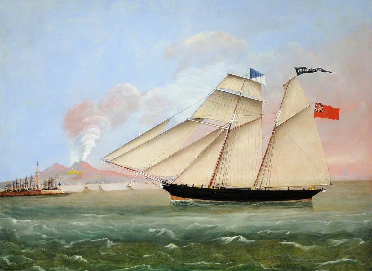 The 'Francis and Ann' off Naples