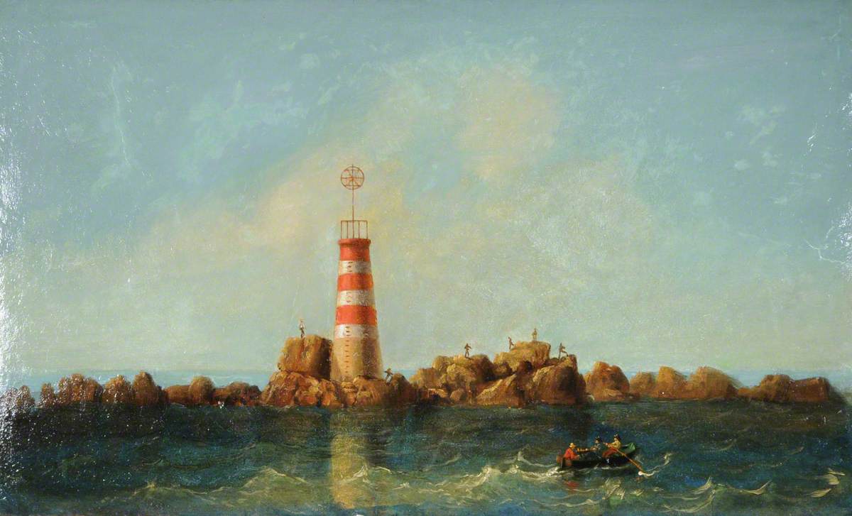 Grande Anquette, First Beacon Built by Trinity House