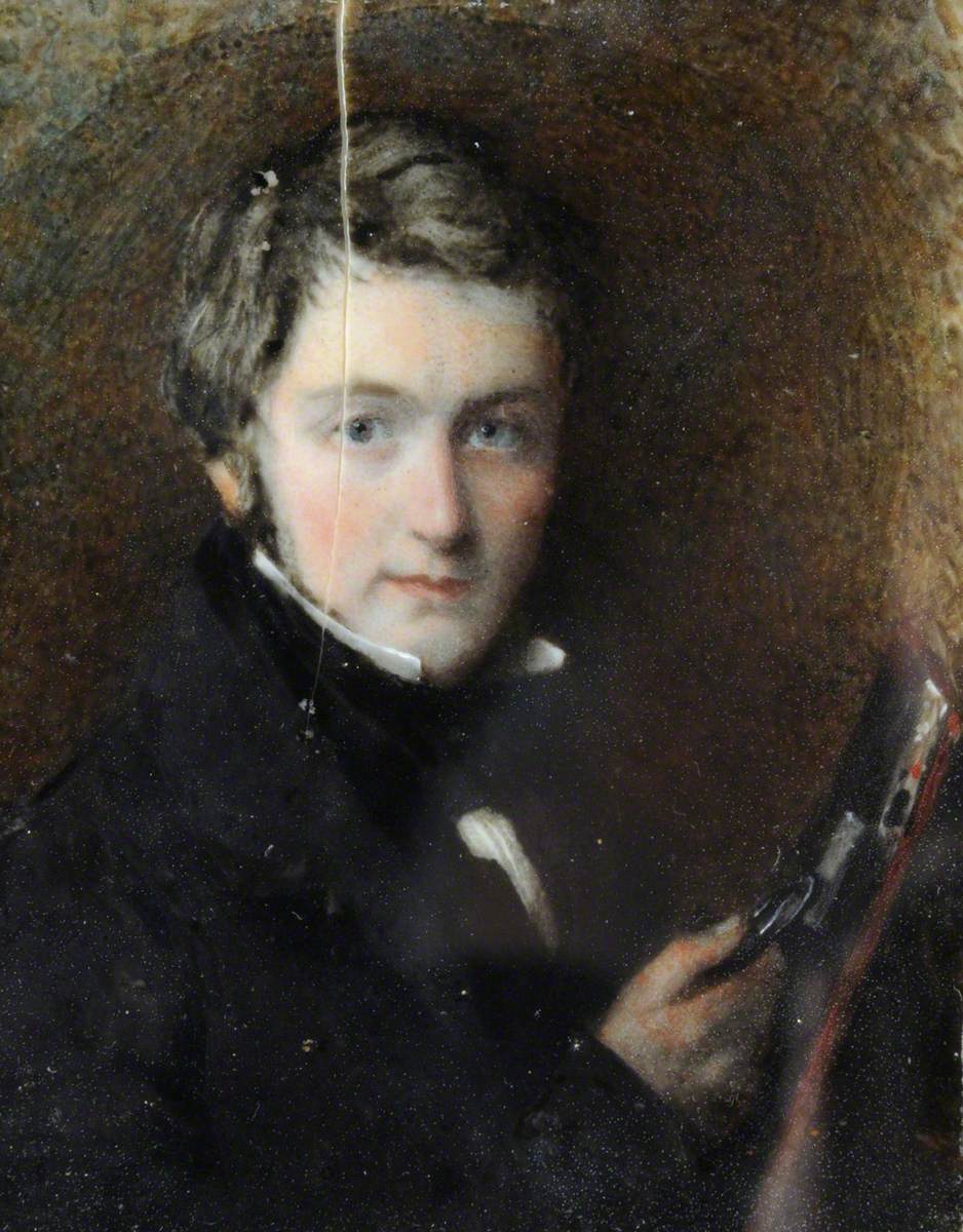 John Le Capelain (1812–1848), at His Easel