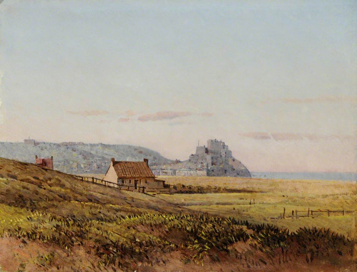 Landscape with Mont Orgueil Castle in the Background