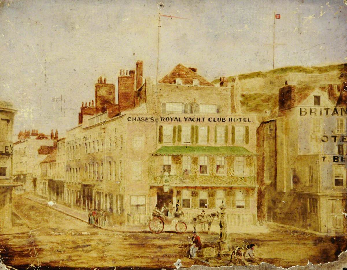 Chase's Royal Yacht Club Hotel and Mulcaster Street