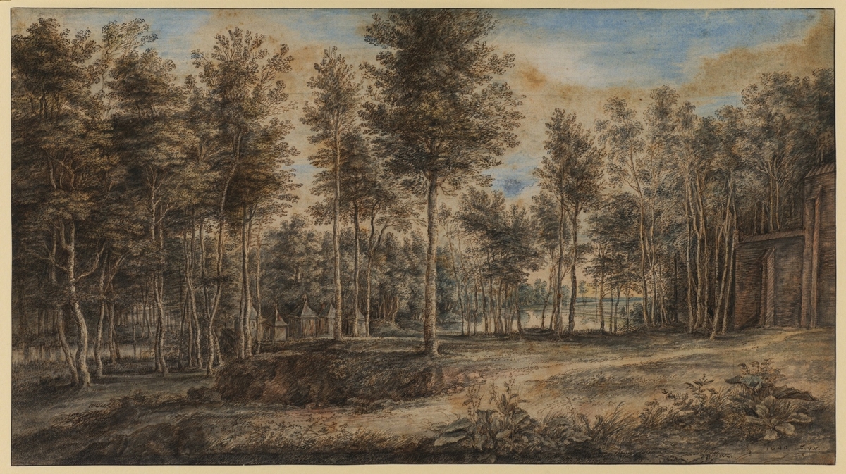 Wooded Landscape with Monastery