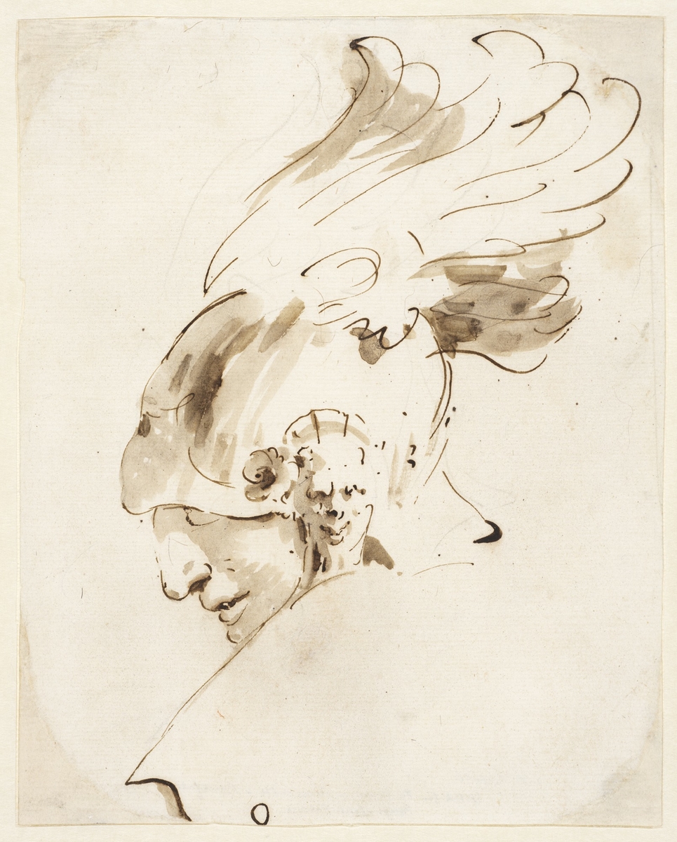 Helmeted Male Head