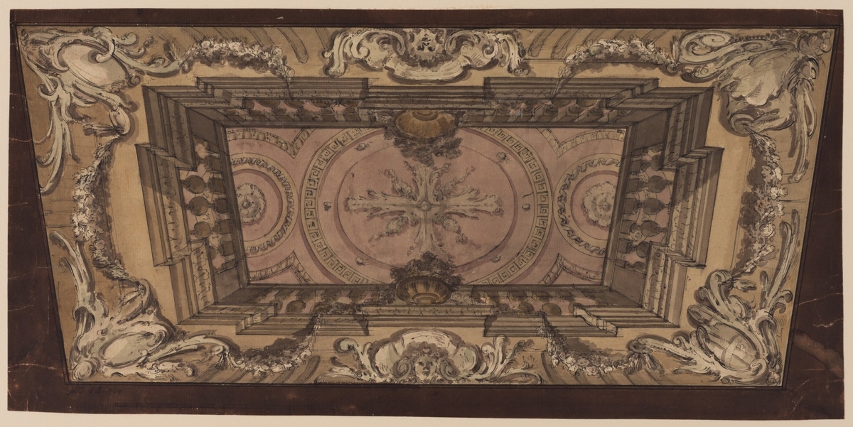 Design for Illusionistic Ceiling Decoration