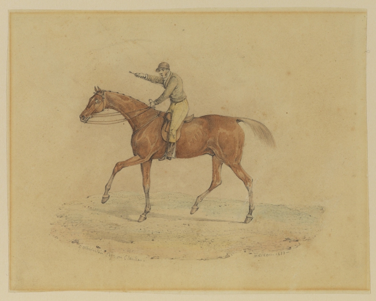 Horse and Jockey (George Osbaldeston and Clasher)