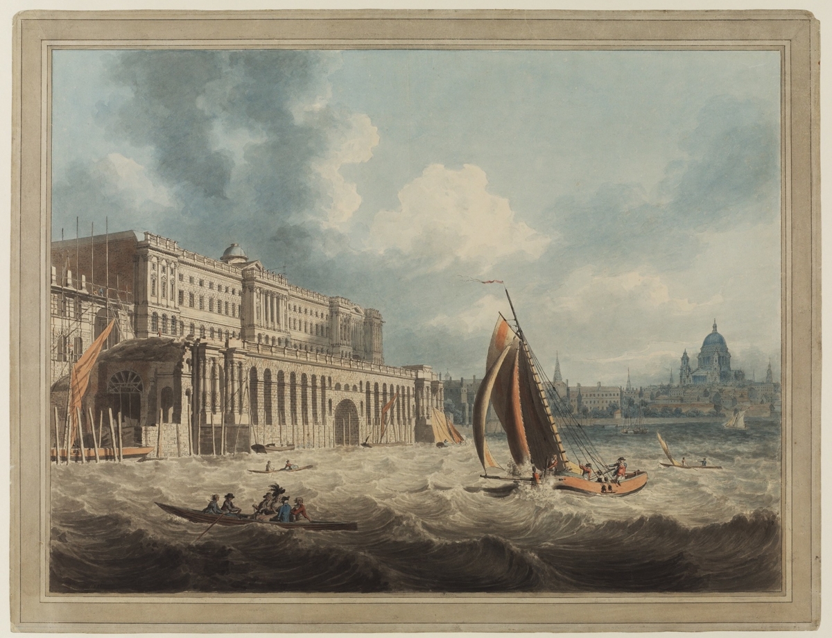 Somerset House from the Thames | Art UK