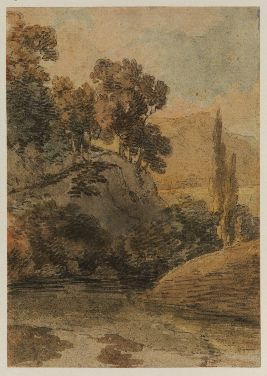 Landscape with Hills and Lake