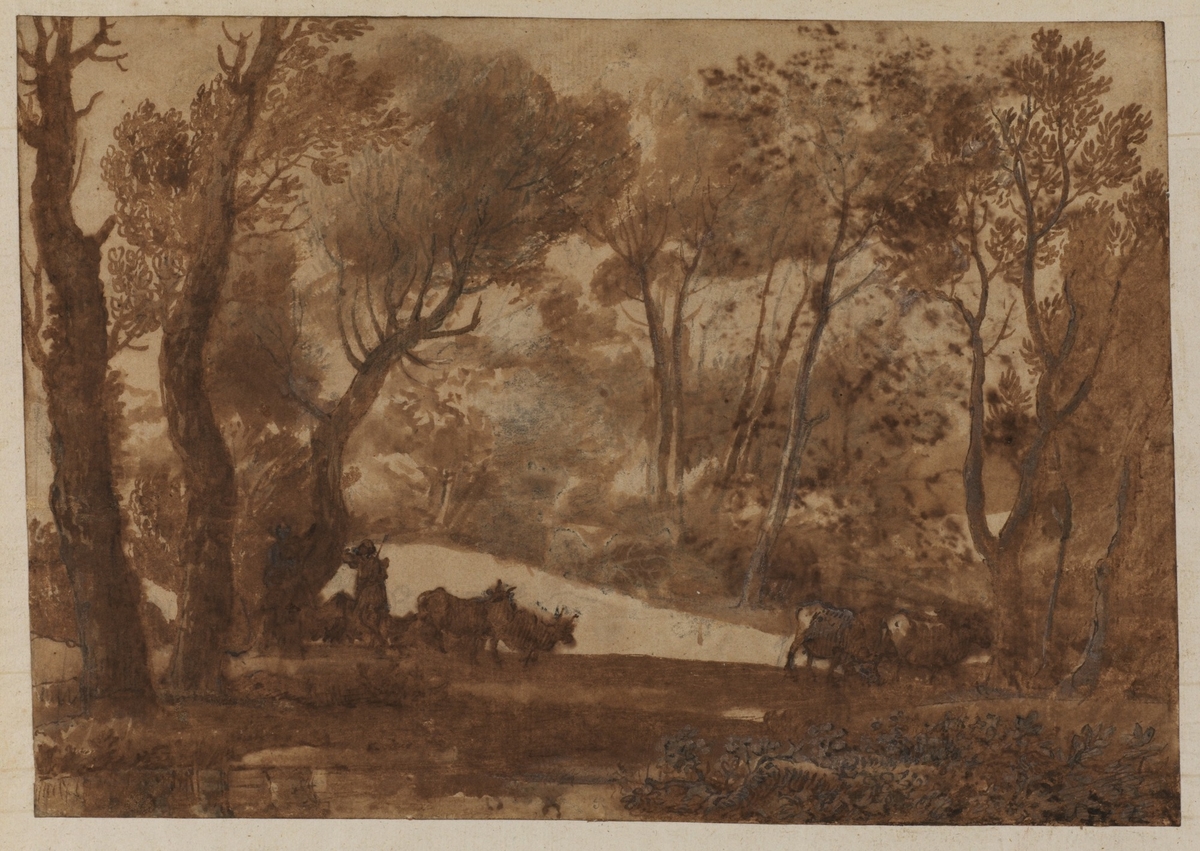Pastoral Scene in a Clearing