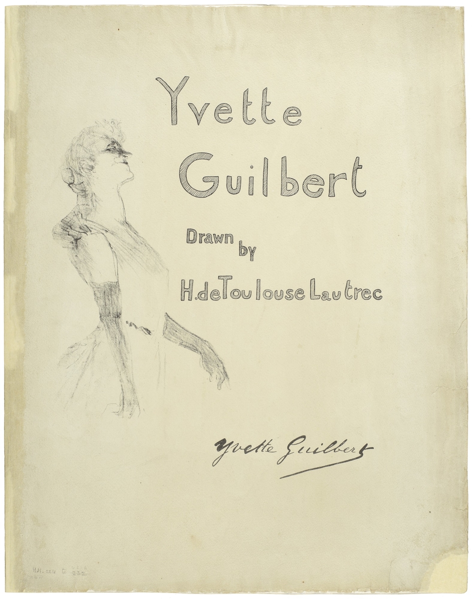Cover for 'Yvette Guilbert' – Serie Anglaise (The English Series)